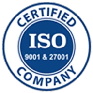 ISO 9001 & 27001 certified company